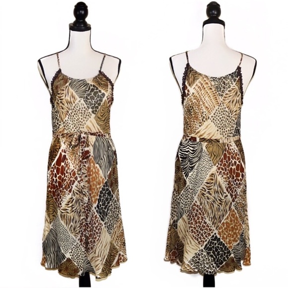 Moschino Dresses & Skirts - Vintage 90's Moschino Animal Print Dress